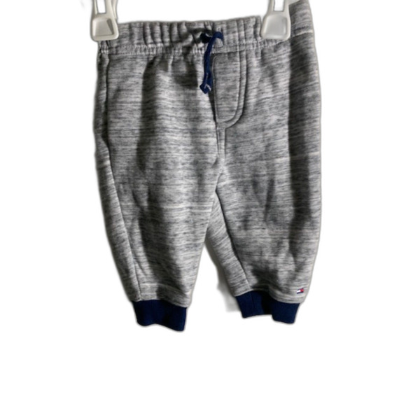 Hilfiger Red Jacket Gray Pants Sweatsuit 3/6 Months - Picture 3 of 4